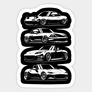 MX5 mix Sticker